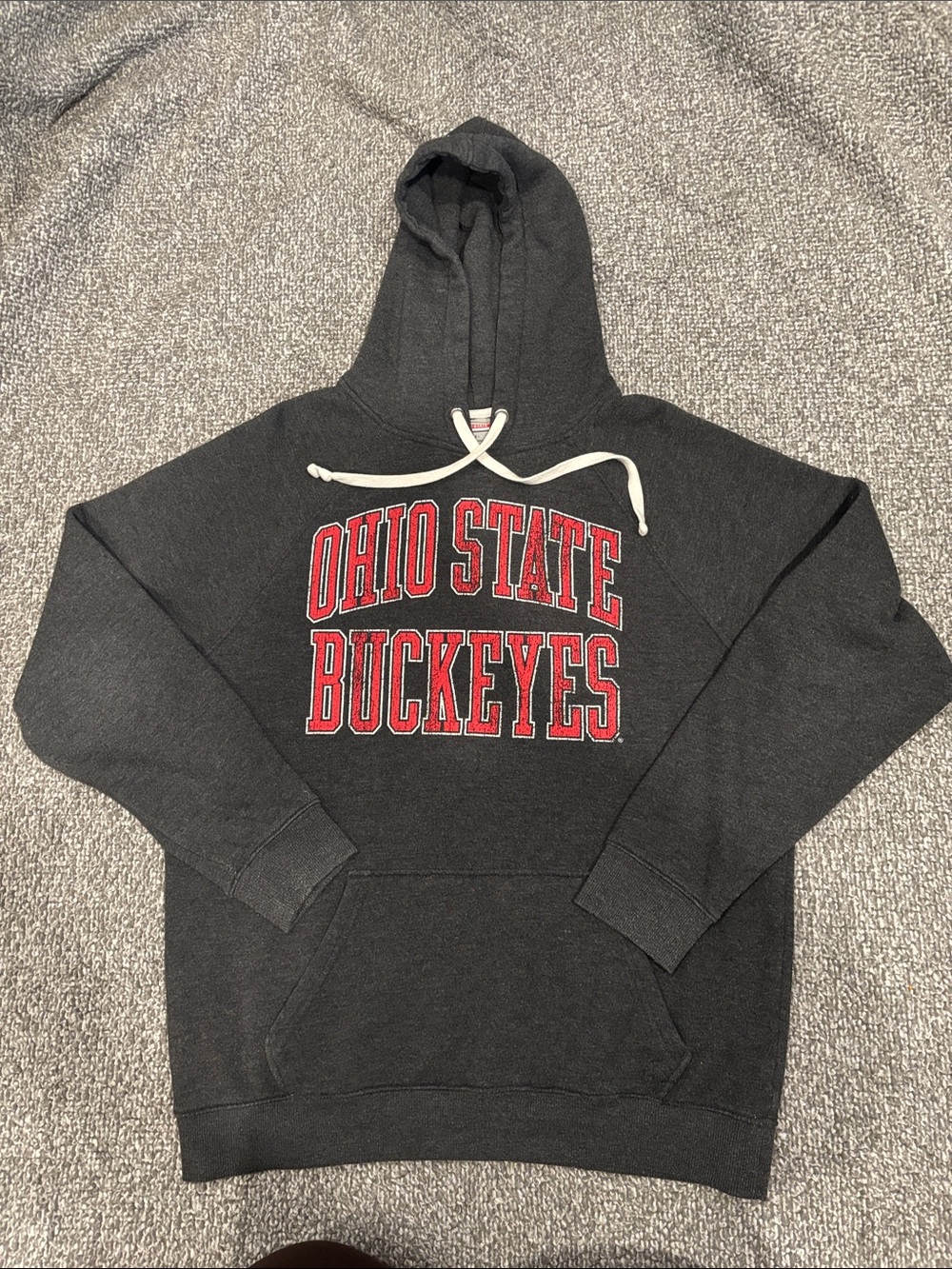 Ohio State Buckeyes Men's Charcoal super Soft Hoodie